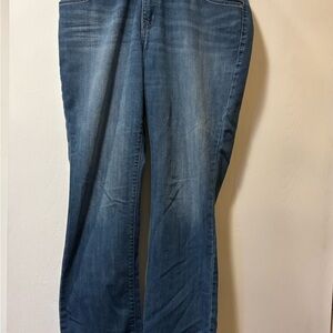 Nine West Women's Straight Leg Jeans in Medium Blue Wash
